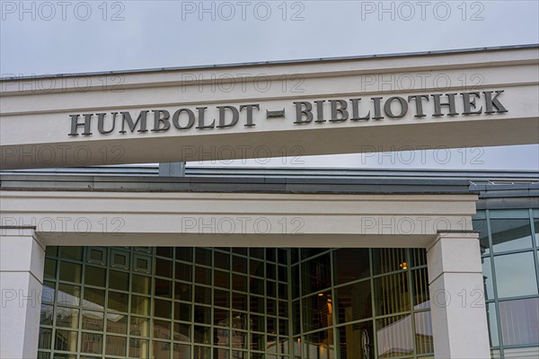 Entrance to the Humboldt Library in Tegel