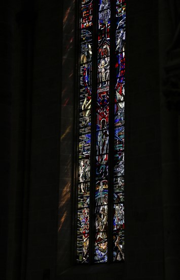 Freedom window by Hans Gottfried von Stockhausen in Ulm Cathedral