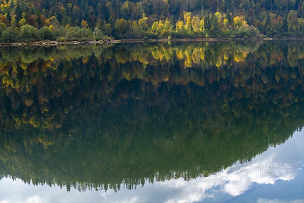 Autumn atmosphere at the Weitsee