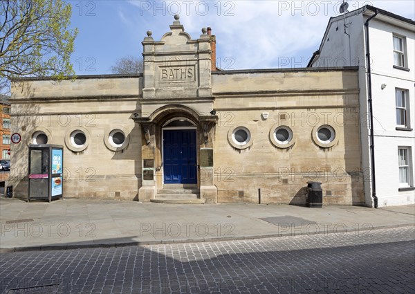 Historic building of Fore Street swimming pool