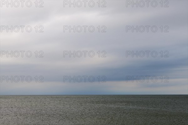 North sea with clouds