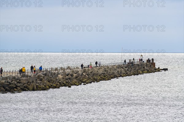 North sea with pier