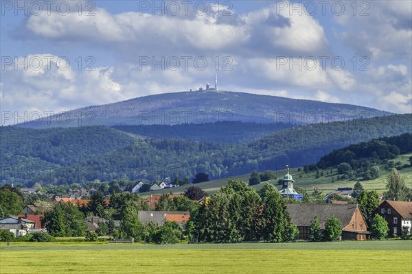 Harz Mountains with Brocken