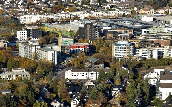 Sankt Augustin city centre with administrative centre