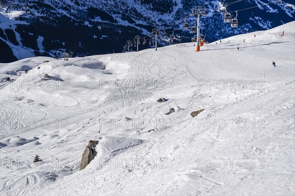 Michael Schumacher accident site at the top of the Sauliere between the Chamois