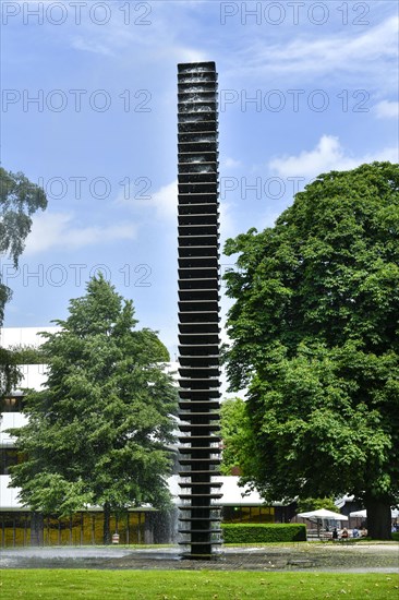 Water sculpture 1977 by Heinz Mack