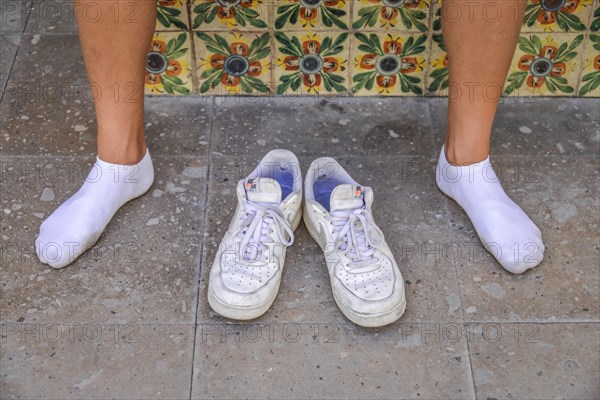 White socks
