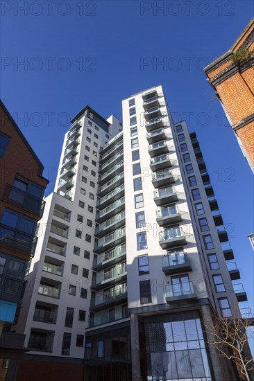 The Wine Rack modern high rise housing development on the waterfront