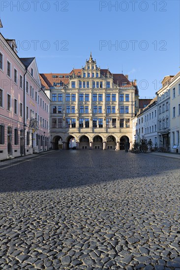 Untermarkt with town hall and Hotel Börse Görlitz
