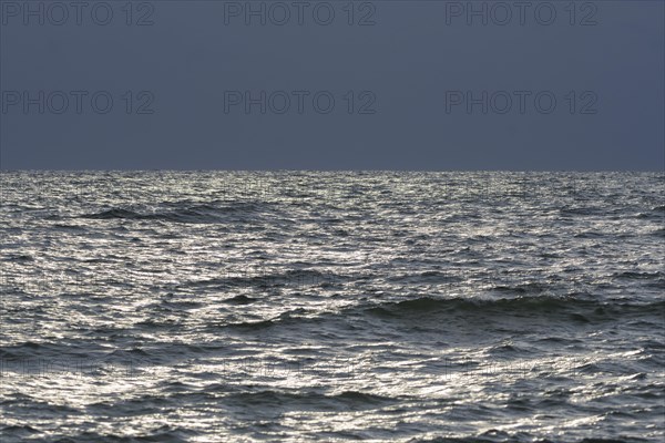 North sea with storm clouds