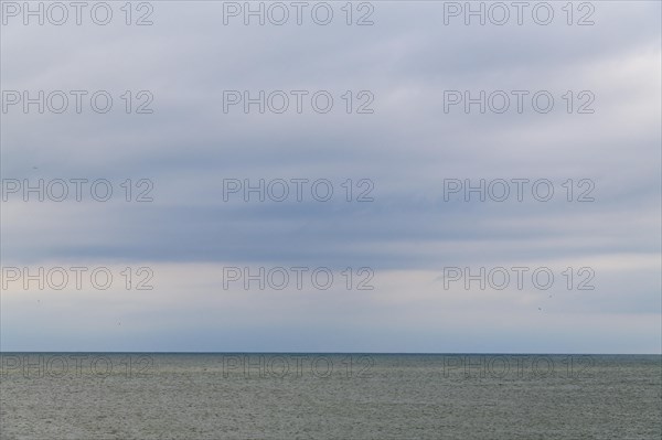 North sea with clouds