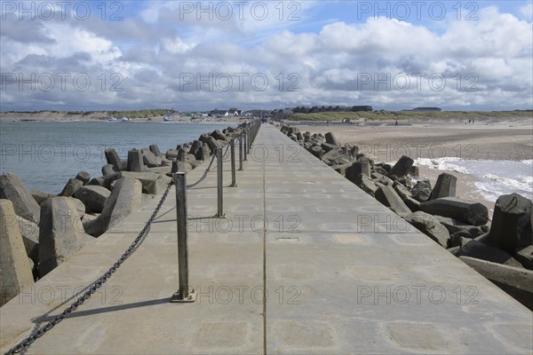Pier in summer