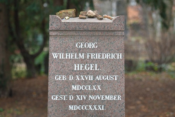 Grave Georg Wilhelm Friedrich Hegel