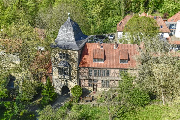 Gate tower and gatehouse