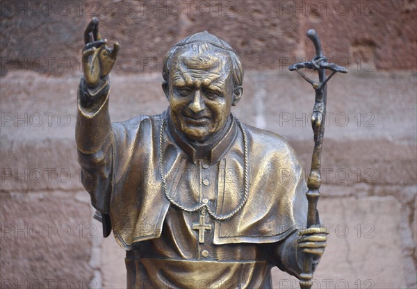 Statue of Pope John Paul II Mexico City