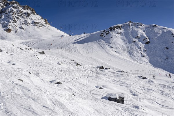 Michael Schumacher accident site at the top of the Sauliere between the Chamois