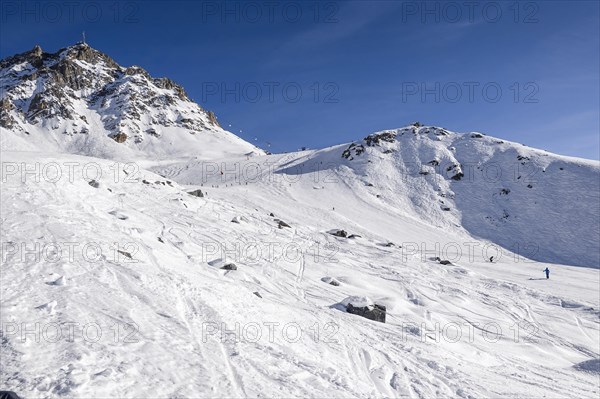 Michael Schumacher accident site at the top of the Sauliere between the Chamois