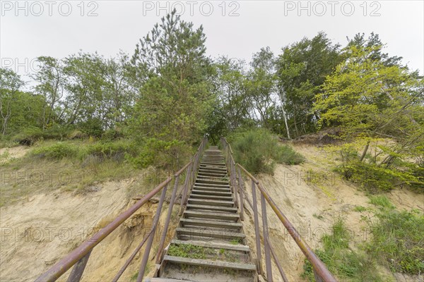 Stairs from the beach