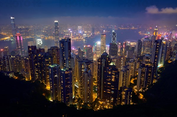 Famous view of Hong Kong