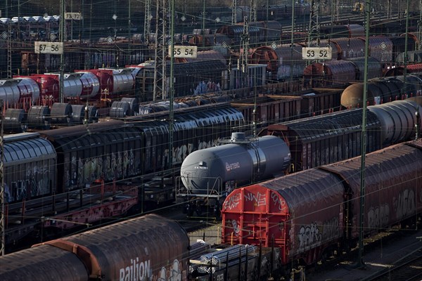 Train formation plant in the suburb of Vorhalle
