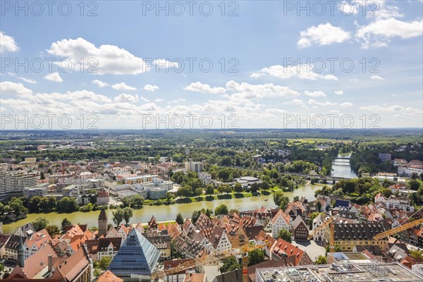 View of Ulm towards the Danube