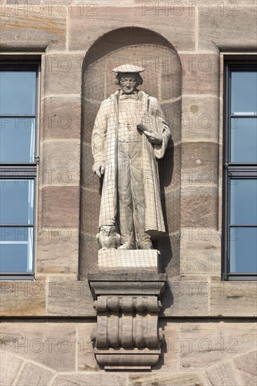 Stone sculpture by Rudolf Sigmund von Holzschuher