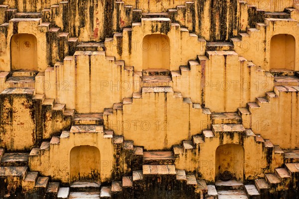 Panna Meena ka Kund stepwell in Amber
