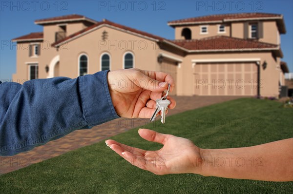 Handing over the keys to A new home