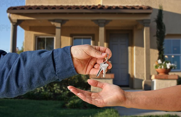 Handing over the keys to A new home