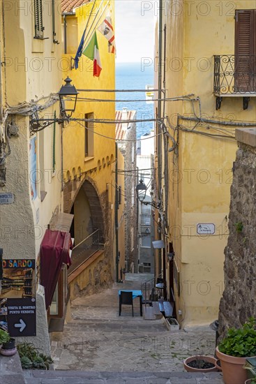 Narrow street in Castelsardo