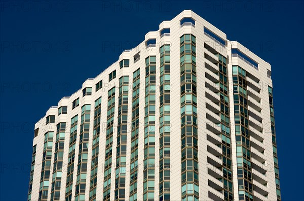 Modern high-rise condominiums in downtown chicago