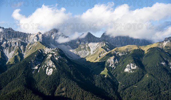 Rocky mountain ridge