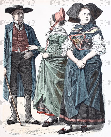 Folk traditional costume