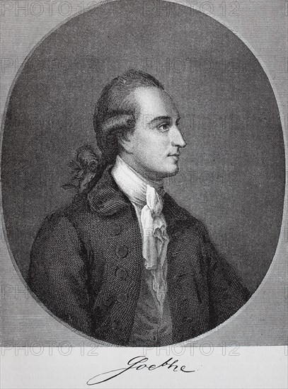 Johann Wolfgang Goethe at the age of 30