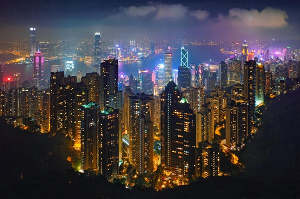 Famous view of Hong Kong