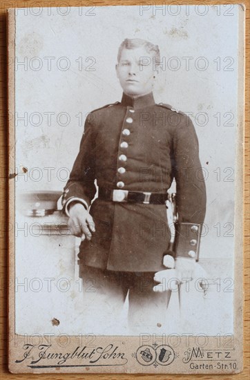 Man in uniform c. 1890