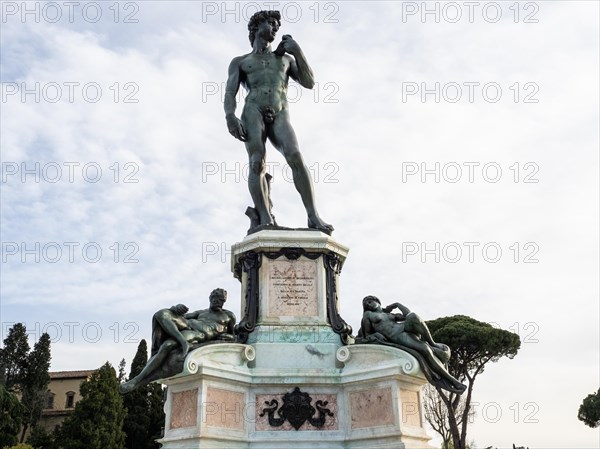 Statue of David in Piazzale Michelangelo