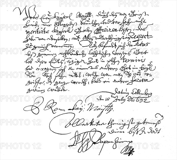 Letter from Pappenheim to Emperor Frederick II 8 June 1594