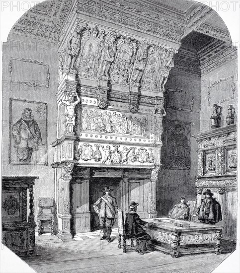 Fireplace in the Wedding Room of the Stadhuis