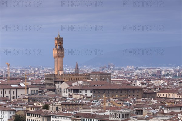 View from Piazzale Michelangelo with Palazzo Vecchio