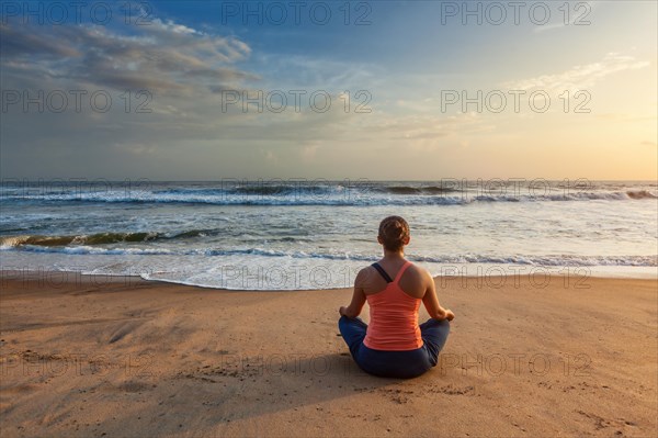 Woman doing yoga