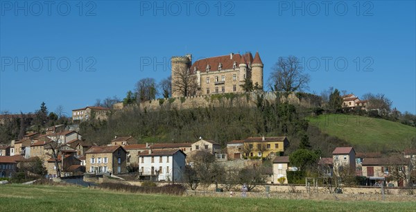 Paulhac castle near Brioude