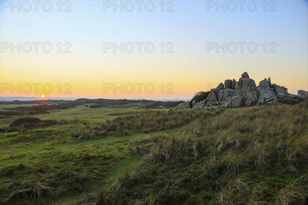 Keremma dunes with rock formations