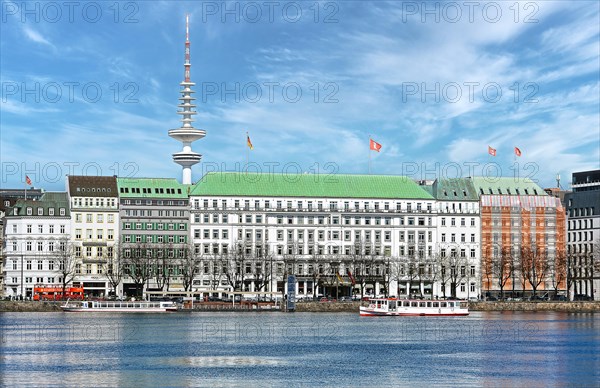 Neuer Jungfernstieg mit Fernsehturm