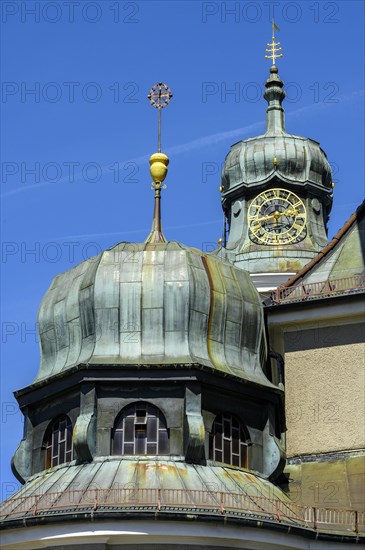 Church tower with clock