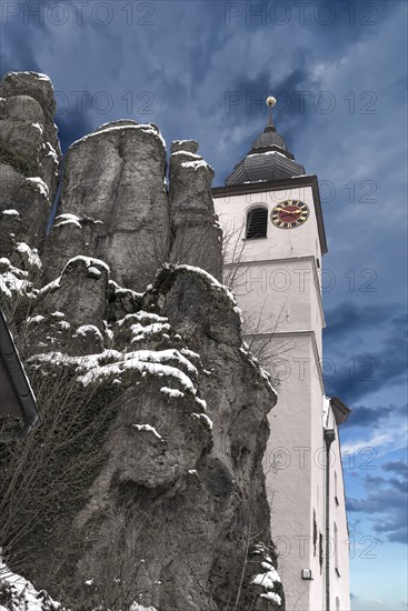 St. Matthew's Church built on rock