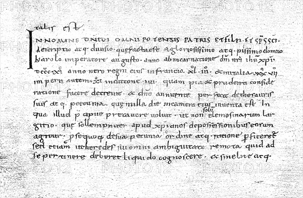 Das Testament Karls des Grossen