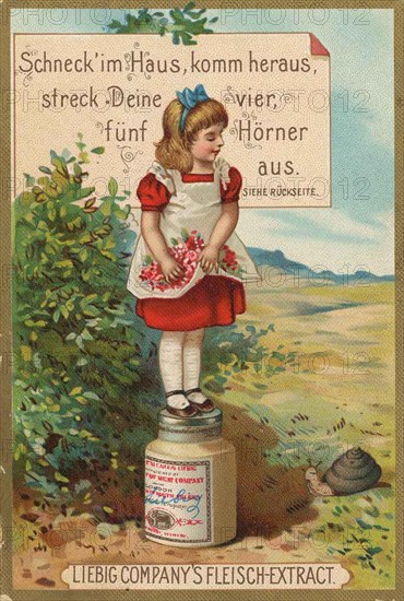 Picture series Children and Proverbs: Snail in the house