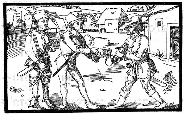 Peasant Giving Money to the Tax Collectors