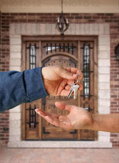 Handing over the keys to A new home